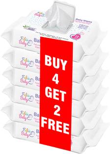 Fabie Baby SkinSoft Baby Wipes 432 Wipes (Pack of 6)