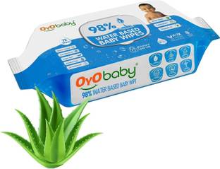 Oyo Baby 98% Water Wipes With Aloe Vera And Vitamin E, Calendula Extracts Baby Wipes