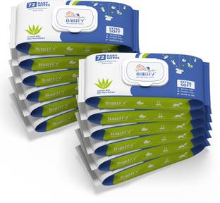 BabiFy Premium Baby Wipes Soft Cleansing Baby Wipes with Aloe Vera and Coconut Oil