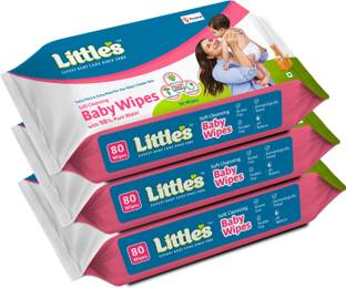 Little's Soft Cleansing Baby Wipes with Aloe Vera, Jojoba Oil and Vitamin E