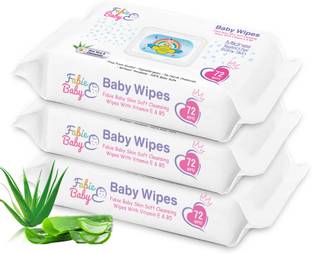 Fabie Baby Skin Soft Cleansing Wipes With Vitamin E