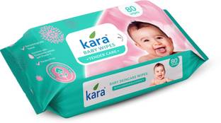 KARA Baby Wet Wipes with Lid | With goodness of Chamomile & Vitamin E | Pack of 1 |