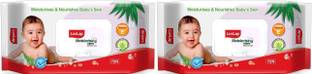 LuvLap MOISTURISING WIPES WITH ALOE VERA 72 N