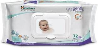 HIMALAYA GENTLE BABY WIPES 72 PCS