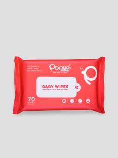 Popees Anti-bacterial Vitamin E & Aloe Vera Baby Wet Wipes