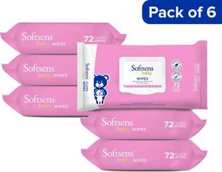 Softsens Baby Wipes With Aloe Vera & Moisturising Lotion