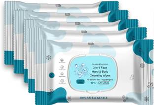 Cursive Unisex Extra Cool Cleaning Face & Body Makeup, Oil ,Sweat Remover Wipes/Tissues