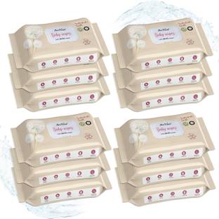 ARO KLEEN 99.99% Plant Based Pure Water Baby Wet Wipes With Aloe Vera & Calendula Oil
