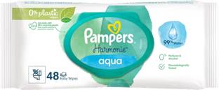 Pampers Imported Harmonie Pure Water Wipes