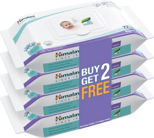 HIMALAYA Gentle Baby Wipes | Buy 2 Get 2 Free |100% Biodegradable Plant-based fabric