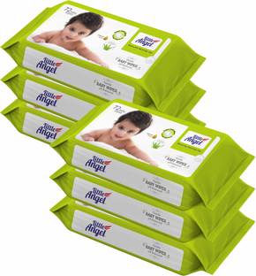 Little Angel Super Soft Baby Wipes (6 Packs of 72 Pcs)