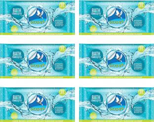 GLIDER Aqua Bath Wipes| Body Cleansing Wipes | Aloe Vera & Vitamins | Cleanse & Protect