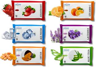 DR.LADY Refreshing Fragranced Facial Wet Wipes (10 Pulls)