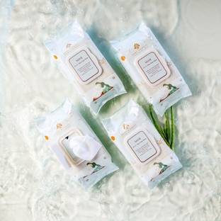 BABY FOREST Neer 99.9% Water Baby Wipes | Ideal for 0 Plus Months | No Added Fragrance