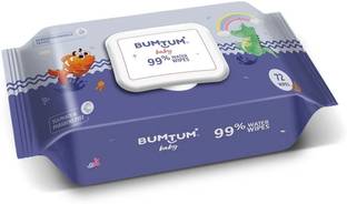 BUMTUM Baby 99% Water Wet Wipes (Pack of 1)