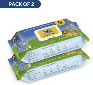 Little Smile Baby Wipes – Soft, Safe & Gentle Care | Pack of 2 | 72 Wipes