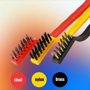 Jantrex Multipurpose Cleaning Brush For Scrubbing Removing Rust From Gas Wall Frames Strip Brush