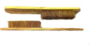 Shyam Sarowar 3 Row and 8 Row Brass Brush Handle Scratch Brush