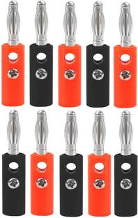 TAAPSEE Banana Plug 4mm Audio Speaker Wire Cable Connector Plugs Banana Connector Wire Connector