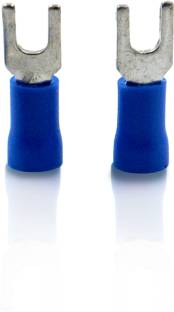 GLOBOMOTIVE Insulated Fork Spade U-Type Terminals Spade (2.5 sqmm) Quick Splice Crimp wire Connectors Wire Connector