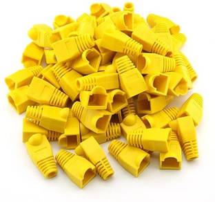 RAREGEAR RJ45 Ethernet Cable CAT6 CAT6E CAT5 CAT5E Strain Relief Boots Cap (Pack of 200) RJ45 Boots Cable Cap Connector Plug Cover (Mixed Color) Wire Connector