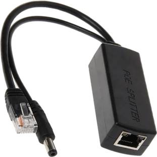 Paruht POE Splitter 48V to 12V DC Power For POE devices, switches, IP Camera, IP Phone Wire Connector