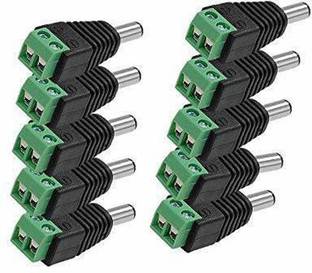 ULTRABYTES DC Pin Connector 12V DC Power DC Power Jack Connectors For CCTV camera Wire Connector