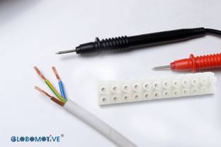 GLOBOMOTIVE PVC Terminal Connector Strip 12 ways (10 Amp) NA Wire Connector