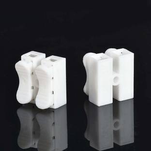 rtsense 2 Way Quick Push Electric Wire Connectors, Screwless Quick Electrical Connector High Pressure Resistant Splice Lock Wire Terminals Push Connector Wire Connector