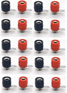 TAAPSEE Banana Socket 4mm Audio Speaker Wire Cable Connector Plugs Banana Connector Socket Wire Connector
