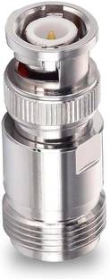 ABONIX N Female to BNC Male Connector Adapter For WiFi, Radio, LTE Antenna Router Wire Connector