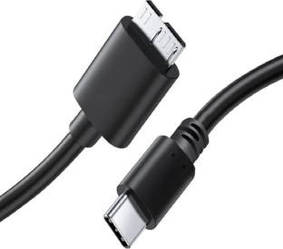 Paruht USB 3.0 Type-C Hard Disk Male to Micro-B Connector Cable Connector Wire Connector