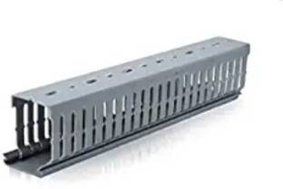 GLOBOMOTIVE U 22 Slot Horizontal Kit to Hide Cables, Wires for Computers, Desks and Shelves Cable Rack Mount Wire Connector
