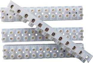 Hinox Electronics H Type Terminal Strip 12 Position 10A 2 Row Screw Terminal Barrier Block Wire Connector