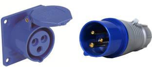 DECENT AIR SYSTEM 220-250V IP44 Industrial Electric Plug and Socket 1Pair 16A 3Pin for Panel Use plug socket Wire Connector