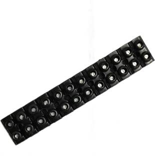 SEDCO 15AMP 12 Way Bakelite Connector Strip Black Screw Terminal Connection Block Wire Connector
