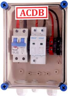 SUNXO SOLAR ACDB Single Phase 32 A MCB, 320 V SPD 1-5 KW Solar AC Distribution Box AC Distribution Box Single Phase Solar Wire Connector