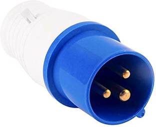 LAXMI J-NX TYPE-213 IP44 16A-8H/220-250V Industrial Plug 3 Pin Male Industrial Socket and Plug Wire Connector