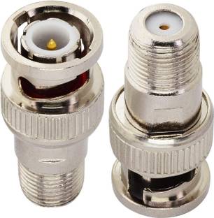 ABONIX F-Type to BNC Coax Adapter BNC Male to F Female Coaxial Cable Adapter Wire Connector