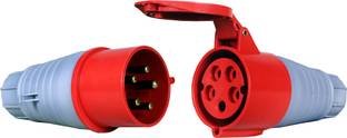 DECENT AIR SYSTEM Industrial Plug and Socket Set 3 Phase 32A 5 Pin plug socket Wire Connector