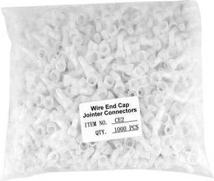 SHIVROH STAR Wire Joints CE2 Plastic Wire End Cap Terminals Crimp Closed End ROUND END WIRE JOINTER CAP Wire Connector