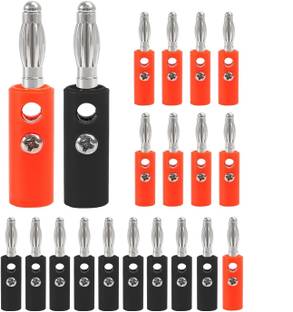 TAAPSEE Banana Plug 4mm Audio Speaker Wire Cable Connector Plugs Banana Connector Wire Connector