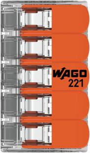 Wago 5-Conductor Compact Splicing Connectors Electrical Wire Connectors Wire Connector