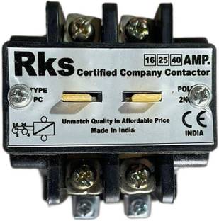 MME double pole contactor 16amp (motor starter, A.C contactor, L.K Type) CONTACTOR Wire Connector