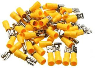 Hinox Electronics Half Insulated Female Spade Crimp Terminal Wire Connector NA Wire Connector