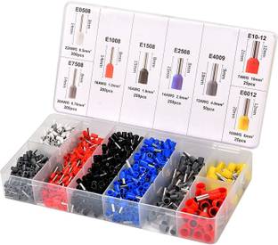 Verilux Universal Wiring Cable Connector, Wire Connector Kit, Insulated Cord Pin End 1200pcs Assortment Ferrule Wire Copper Crimp Connector, Electronic Wire Wire Connector