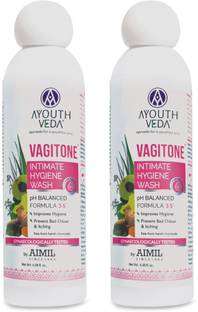 Ayouthveda Vagitone Intimate Wash Ph Balanced 3.5 Improve Hygiene Prevent Itching & Odour Intimate Wash