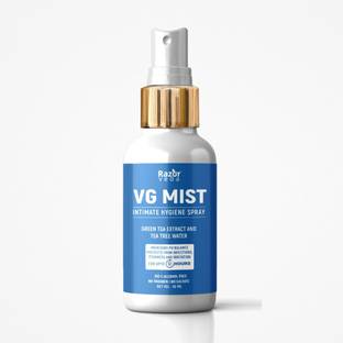 Razorveda VG MIST Natural Hygiene Spray for Women to prevent Bad Odour, UTI, Infections Intimate Spray