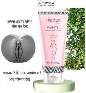 ACTIWOW V-White Advanced Sensitive Skin Brightening Cream Intimate Cream