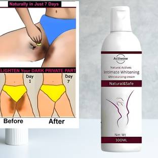ACTIWOW Intimate Lightening Private Part Area Whitening Cream (100 ml, Pack of 1) Intimate Cream